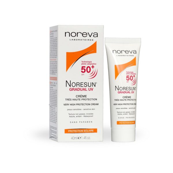 کرم ضد آفتاب نورسان گرجوال نوروا SPF50+ 40ml همراه با جعبه