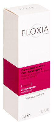 جعبه کرم ضد قرمزی و باز سازی کننده پوست صورت رجنیا فلوکسیا 40ml