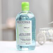 محلول پاک کننده پوست سبيوم H2O بايودرما 500میلی لیتری