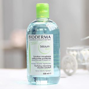 محلول پاک کننده پوست سبيوم H2O بايودرما 500میلی لیتری