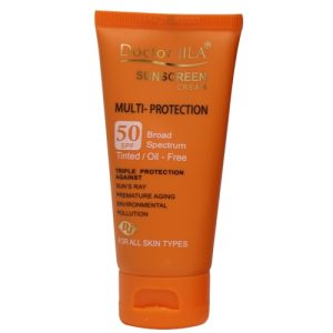 کرم ضد آفتاب مولتی پروتکشن رنگی دکتر ژیلا SPF50