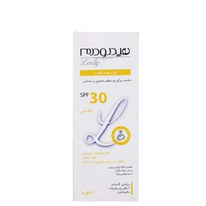 کرم ضد آفتاب لیدی رنگی هیدرودرم SPF30