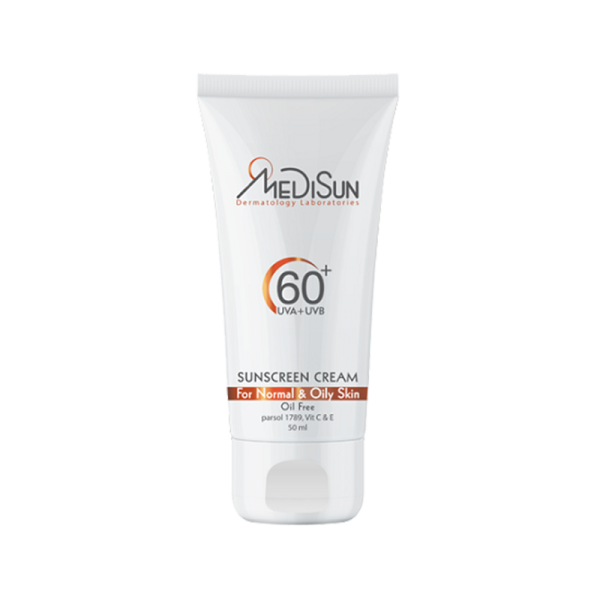 کرم ضد آفتاب غیر رنگی مدیسان SPF60