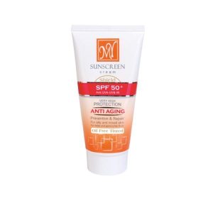 کرم ضد آفتاب رنگی فاقد چربی ضد پیری شیلد مای +SPF50