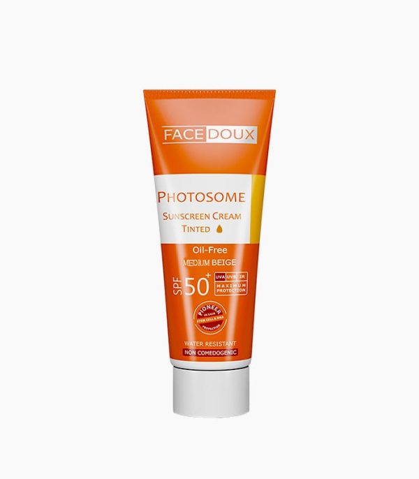 کرم ضد آفتاب رنگی بژ متوسط فاقد چربی فتوزوم فیس دوکس SPF50+