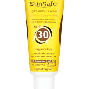 کرم ضد آفتاب دور چشم رنگی بژ طبیعی سان سیف SPF30