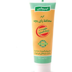 کرم محافظ پای بچه حاوی 10% زینک اکساید ایروکس 50g