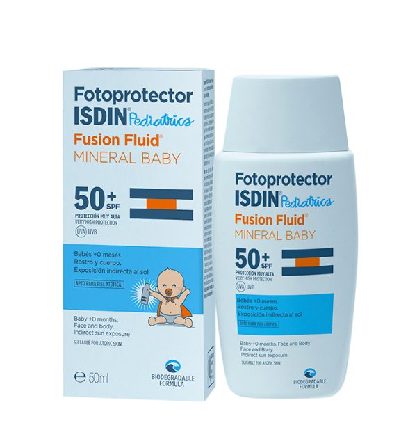 فلوئید ضد آفتاب بچه فتوپروتکتور فیوژن فلویید مینرال ایزدین SPF50+