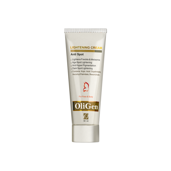 oligen-lightening-cream-anti-spot-50ml کرم ضد لک و روشن کننده پوست الی ژن 50ml