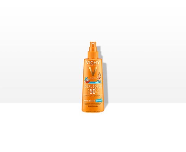 اسپری ضد آفتاب کودک ایدیل سولی ویشی SPF50+