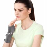 مچ بند و کف بند دست راست آتل دار قابل تنظیم E01 تینور سایز L