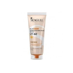 کرم ضد آفتاب رنگی بژ روشن فاقد چربی سی گل SPF60