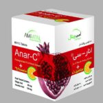 قرص گیاهی ویتامین C انار 90/100g حاوی آنتی اکسیدان امی ویتال 60 عددی