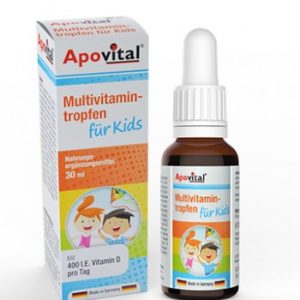 قطره مولتی ویتامین با طعم پرتقال کودکان تروفن آپوویتال 30ml