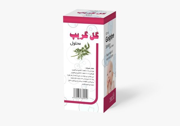 شربت ضد نفخ کودکان گل گریپ گل دارو 120ml