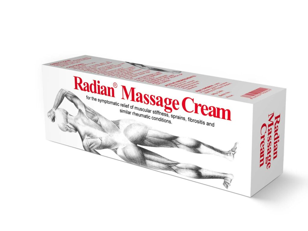 کرم ماساژ ضد درد رادیان 100ml