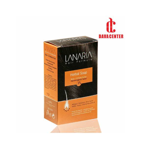 صابون تقویت کننده و ضد چربی مو 12 گیاه لاناریا 100 گرم