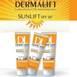 کرم ضد آفتاب بی رنگ فاقد چربی سان لیفت درمالیفت SPF50+ 40ml