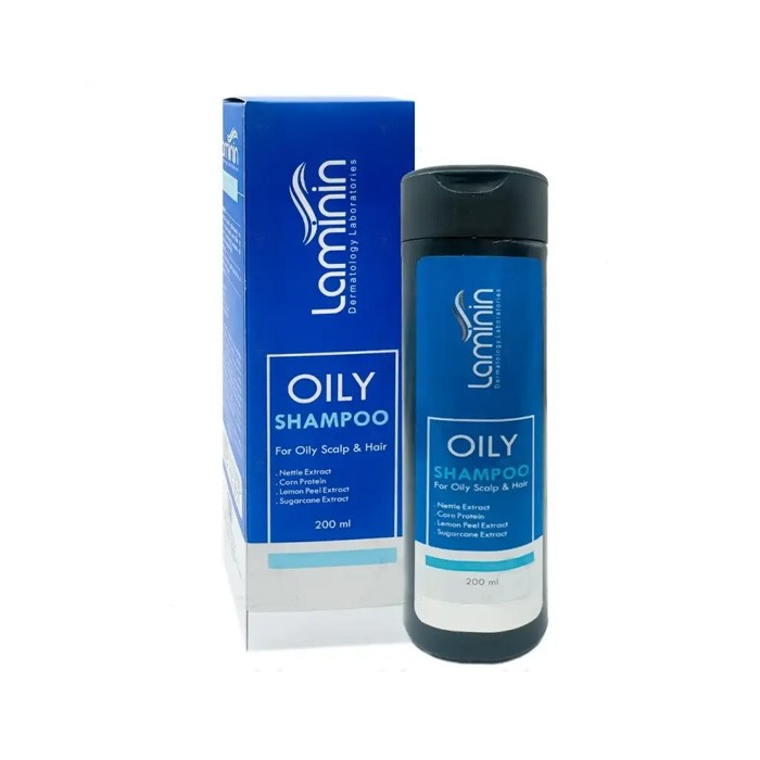 Laminin Shampoo For Oily Scalp Hair 200ml شامپو موهای چرب لامینین 200 میلی لیتر