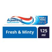 خمیر دندان نعنایی مدل fresh minty برند آکوافرش حجم 125ml