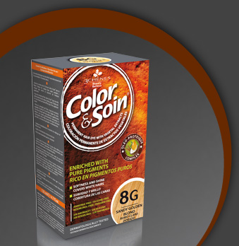 color-soin-8g-hair-color-60ml کیت رنگ مو ثابت رنگ گلد شماره 8G کالر اند سوان 60ml