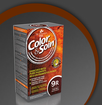 color-soin-9r-hair-color-60ml کیت رنگ مو ثابت رنگ Red شماره 9R کالر اند سوان 60ml