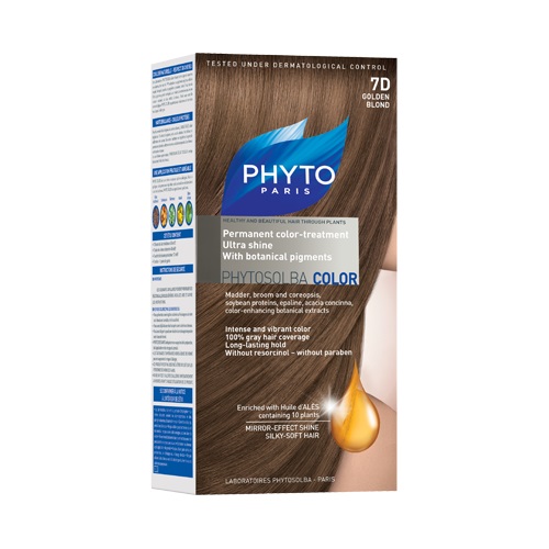 phyto-7d-hair-color-pack-golden-blond پک رنگ موی شماره 7D فیتو