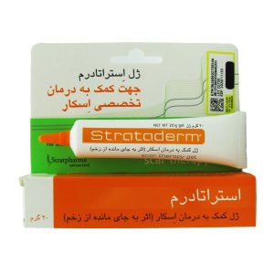 ژل ترمیم زخم و اسکار استراتادرم استرات فارما 20 گرم