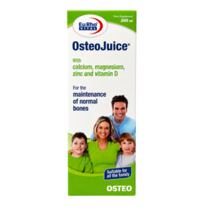 شربت مکمل حفظ سلامت استخوان استئوجویس یورو ویتال 200ml