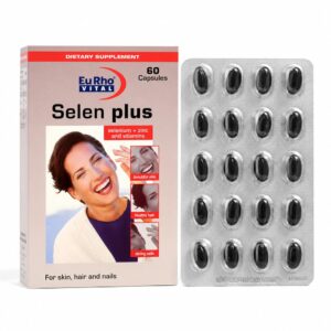 کپسول سلن پلاس یوروویتال 60 عددی مکمل پوست و مو و ناخن