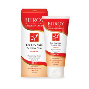 کرم ضد آفتاب پوست خشک و حساس بدون رنگ بیتروی SPF50+