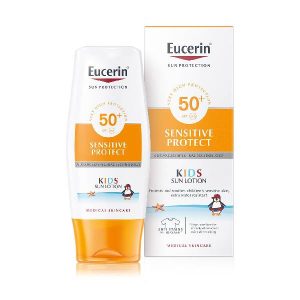 لوسیون ضد آفتاب کودک پوست حساس اوسرین SPF50+ در حجم ۱۵۰ میلی لیتر