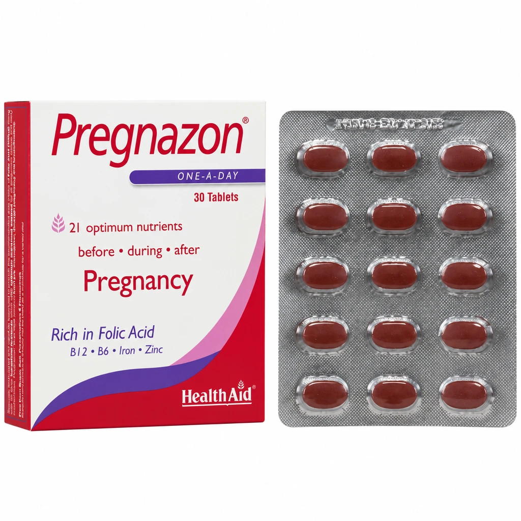 Pregnazon قرص پرگنازون هلث اید 30 عددی