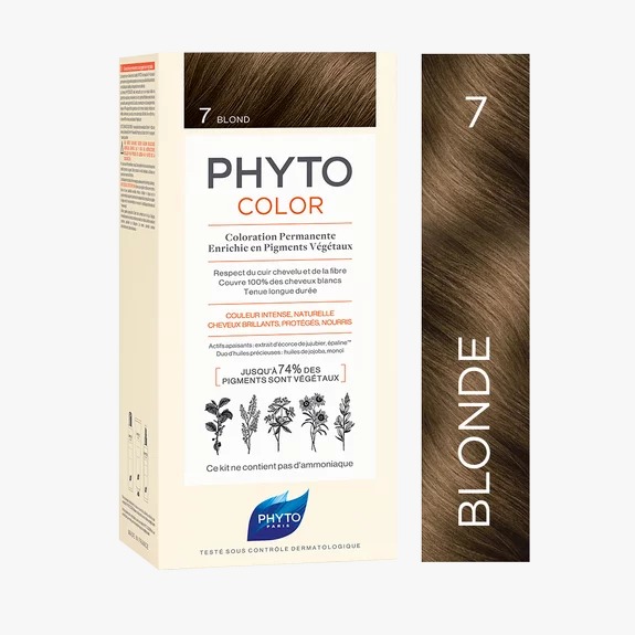 phyto-phytocolor-7-blond-pack رنگ مو شماره 7 فیتو