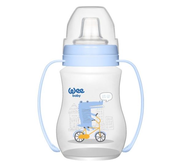 لیوان ضد چکه دسته دار پروپلین 754 وی بیبی 250ml
