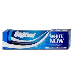 خمیر دندان سفید کننده فوری White Now Whiter Teeth سیگنال 75 میلی لیتر