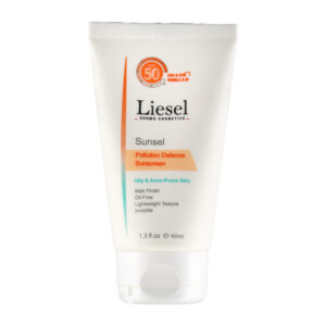 کرم ضد آفتاب +SPF50 بی رنگ پوست چرب سانسل لایسل 40 میلی لیتر