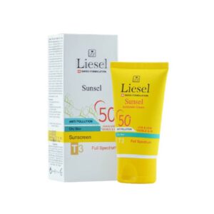 کرم ضد آفتاب +SPF50 پوست چرب سانسل T3 رنگ بژ تیره لایسل 40 میلی لیتر