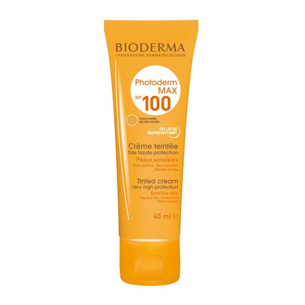 کرم ضد آفتاب رنگ گلدن فتودرم مکس بایودرما SPF100 40ml