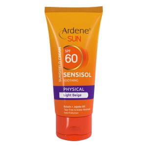 کرم ضد آفتاب بژ روشن پوست حساس فیزیکال سنسی سول آردن SPF60 50ml