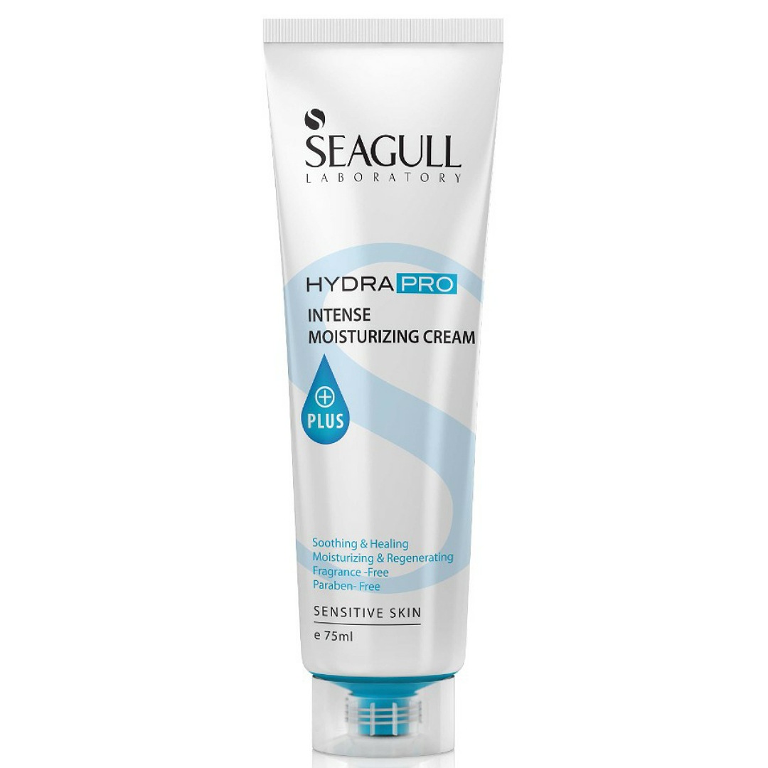 seagull-cream-intense-moisturizing-plus-75ml کرم مرطوب کننده پلاس پوست خشک سی گل 150ml