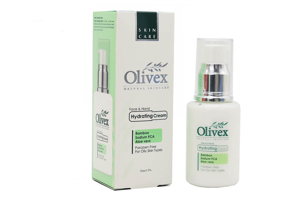 Olivex Hydrating Cream Oily Skin 70ml کرم آبرسان پوست چرب الیوکس 70 میلی لیتر