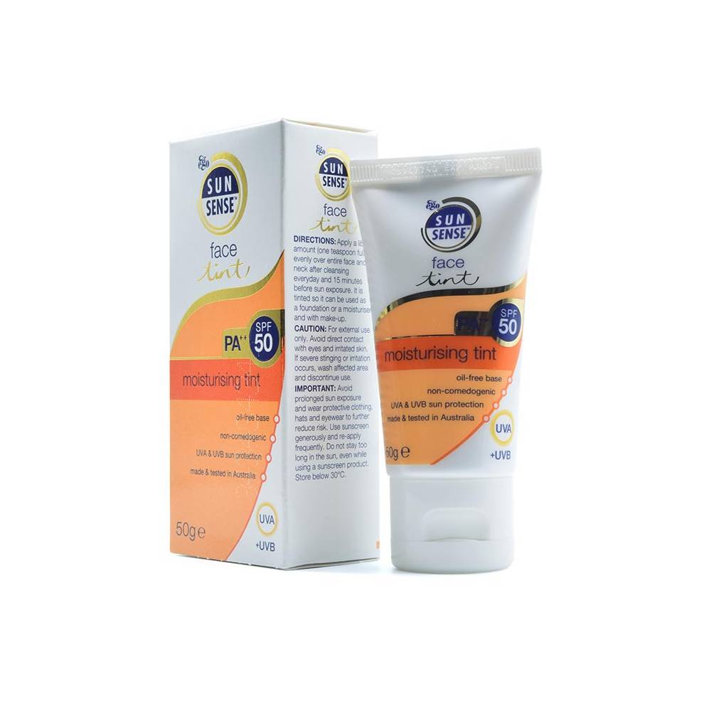Ego Sunsense Moisturising Tint Oil Free 50g کرم ضد آفتاب +SPF50 رنگی ایگو سانسنس