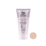 کرم ضد آفتاب +SPF 50 بژ روشن پوست خشک سانیورا