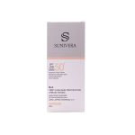 کرم ضد آفتاب +SPF 50 بژ تیره پوست خشک سانیورا
