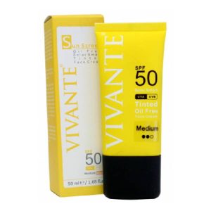 کرم ضد آفتاب بژ روشن فاقد چربی ویوانته ۵۰ میلی لیتر SPF50