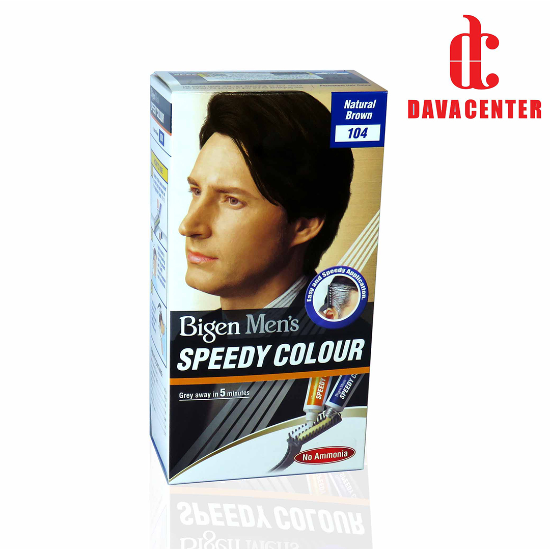 bigen-mens-speedy-colour-n-brown-n.104 رنگ مو مردانه قهوه ای طبیعی 104 بیگن