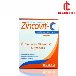 قرص جویدنی زینکو ویت ث 230mg هلث اید 60 عددی