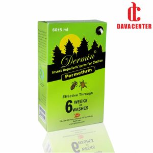 اسپری دفع حشرات حاوی پرمترین درمین 60ml