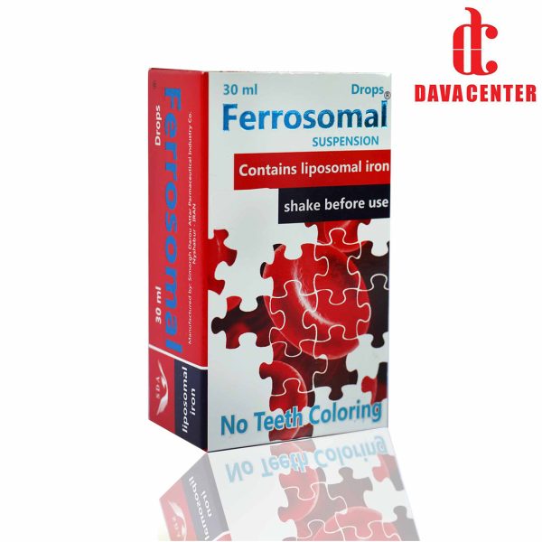 جعبه قطره آهن مناسب کودکان فروزومال سیمرغ داروی عطار 30ml